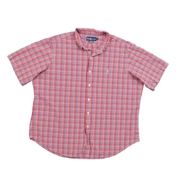 Ralph Lauren Other - Ralph Lauren Men's 2XL Cotton Shirt Multicolor Classic Fit Shorty Sleeve